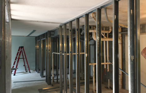 Drywall and Flooring at the Flats