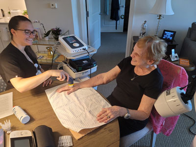 A Resident receives care.