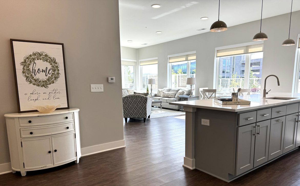 Mandrel floor plan in The Bailey at Bridge Park.