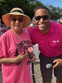 Resident Lorita M. at the Race for the Cure