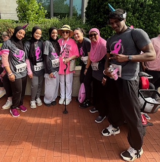 Resident Lorita M. at the Race for the Cure