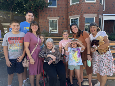 Four generations enjoying Buckeye Fall Fest