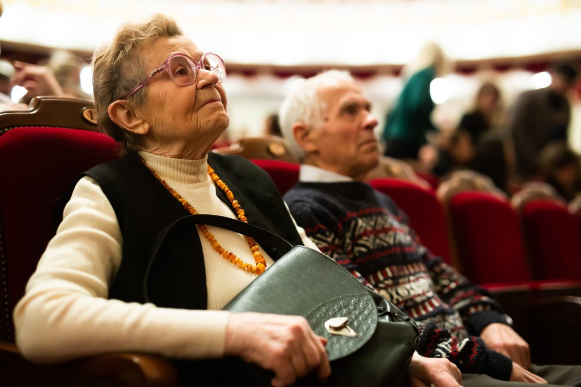 Seniors at a theatre