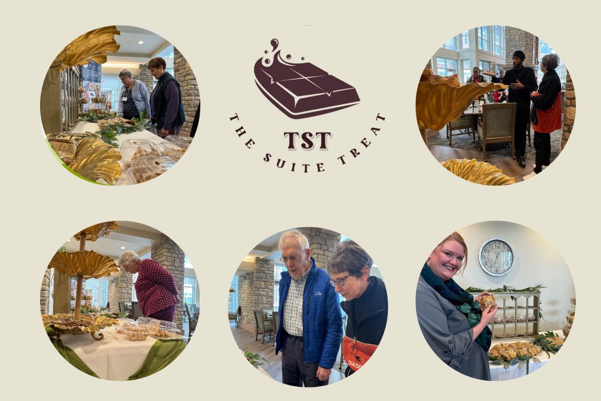 Montage of images from the visit of Sir Allen from The Suite Treat to Friendship Village of Dublin.