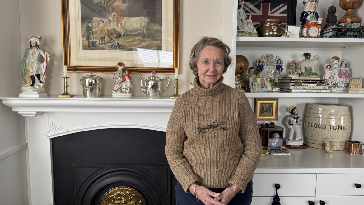 Merry H. shows off her sparkling clean home at Friendship Village of Dublin.