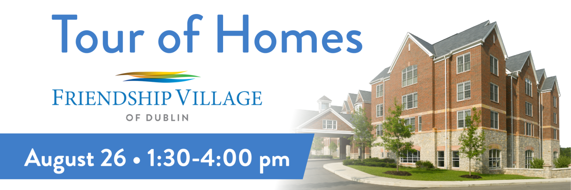 Blog graphic header: Tour of Homes, August 26, 1:30 to 4:00 p.m.