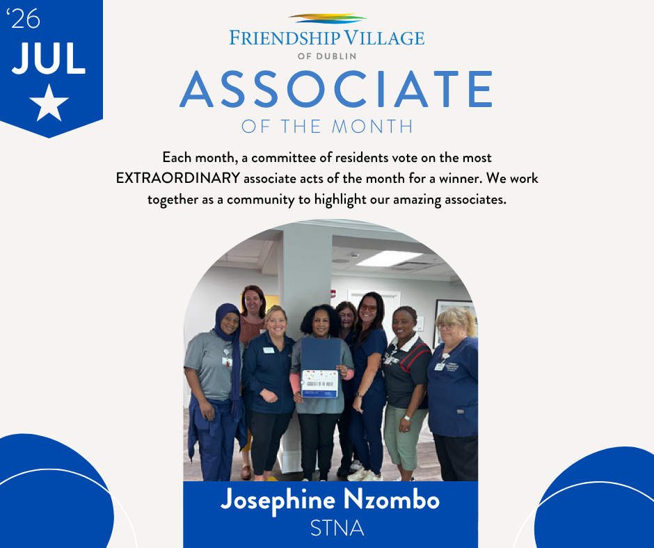 Josephine Nzombo was named FVD Associate of the Month for July 2026